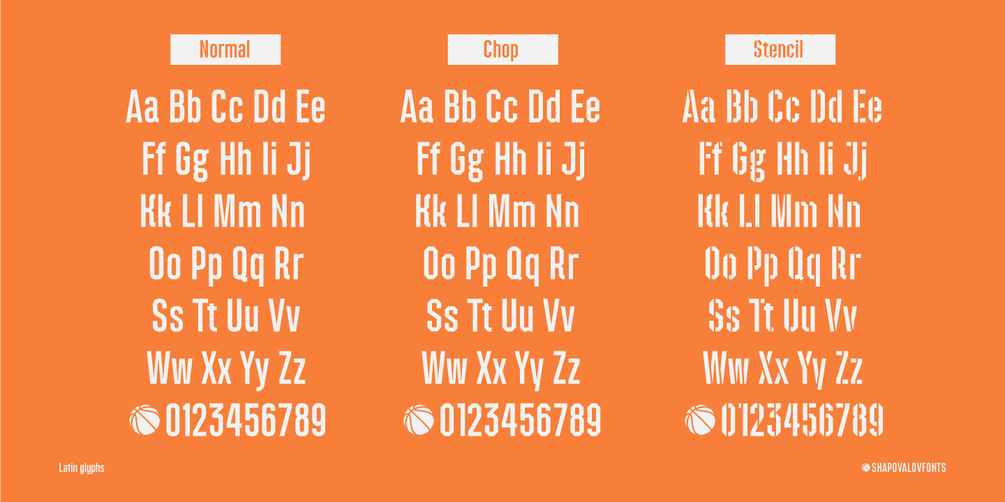 Example font Triplepass #13